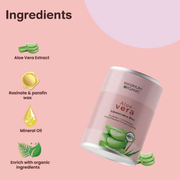 Maximum Organic Aloe Vera Liposoluble Wax - Image 4